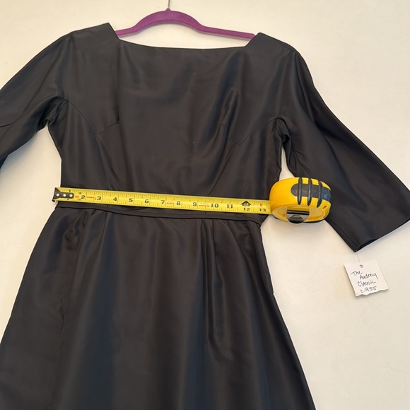 Vintage 1955 Leslie Fay original Audrey Hepburn classic cocktail dress S - Picture 6 of 11